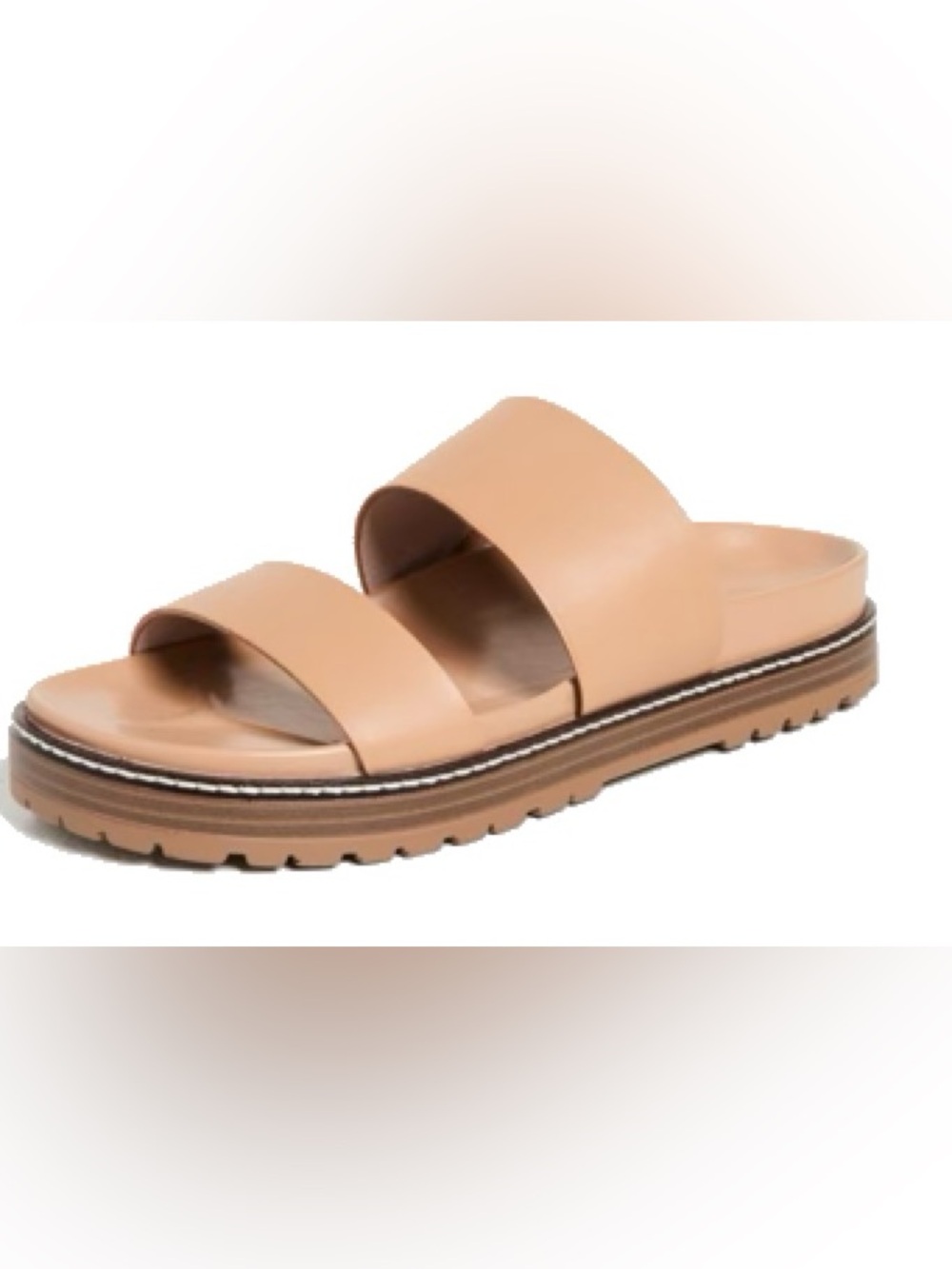 Madewell Preston sporty slides in desert camel